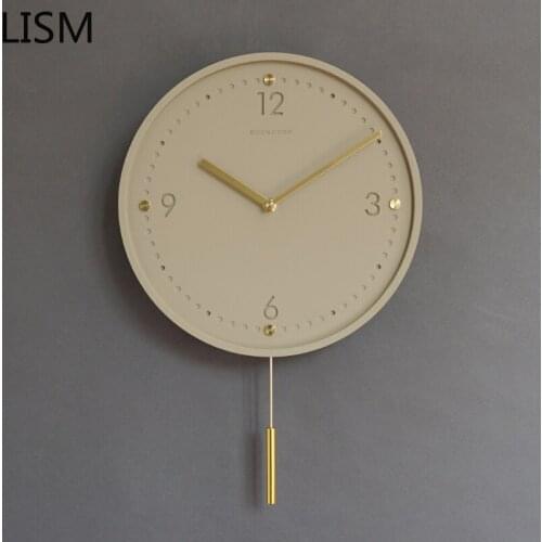 Wall Clock Pendulum Big Quartz Silent Wall Clock Living Room Modern Design Art Nordic Clock Home Decore Reloj De Pared Moderno