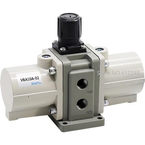 Pneumatic pressurized valve VBA10A-02 pneumatic pressurized VBA20A-03 gas air booster pump VBA40A-04 gas tank double pressurized