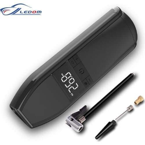 Portable Air Compressor Tire Inflator 19 Cylinder Metal Motor Air Pump Rechargeable 150 PSI Cordless Tire Pump for Car Bike Ball