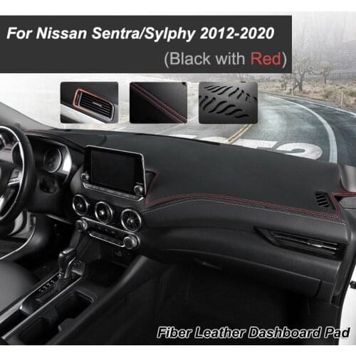 For Nissan Sentra Sylphy 2012-2020 Anti-Slip Mat Dashboard Cover Pad Sunshade Dashmat Carpet Dash Anti-UV Auto Accessories