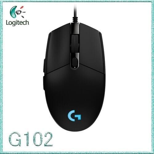 Logitech G102 Gaming Wired Mouse G102 2Gen Optical Mouse Support Desktop/Laptop Support windows 10/8/7 Optical Wired Game Mouse
