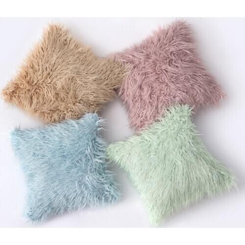 Fluffy Faux Fur Pillow Case,Cozy Shaggy Plush Pillow Shams Furry Velvet Pillow Cover Luxury Long Fleece Decorative Pillow Case