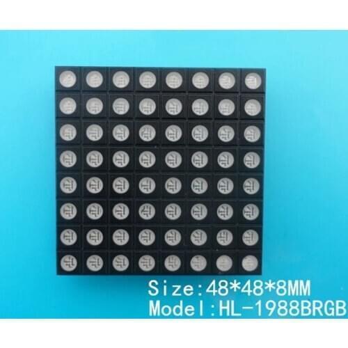 LED Dot Matrix Full Color dot matrix module 1988 full color dots 8*8 dots