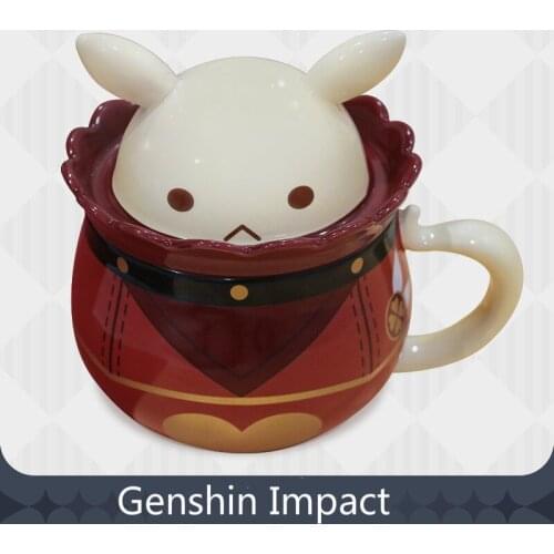 Genshin Impact Klee Cosplay Coffee Milk Whiskey Tea Beer Cup Heat Resistant Mug Drinkware Tumbler Cups Glass Costume Props