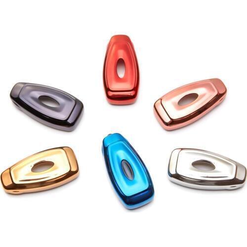 TPU Car Key Cover Case For Ford Fiesta Focus 3 4 MK3 MK4 Mondeo Ecosport Kuga ST RS C-MAX B-MAX Hatch Silica Gel Car Accessories