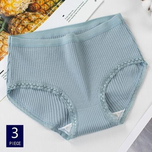3PCS/Set Leak Proof Menstrual Panties Physiological Panty Women Underwear Period Pure Cotton Waterproof Briefs Dropshipping A42