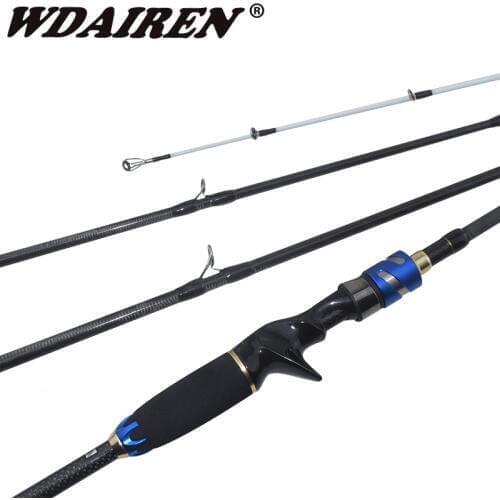 High quality 1.8 2.1m Lure Rod 4 Section Carbon Spinning Fishing Rod Travel Rod Casting Fishing Pole Vava De Pesca Saltwater Rod