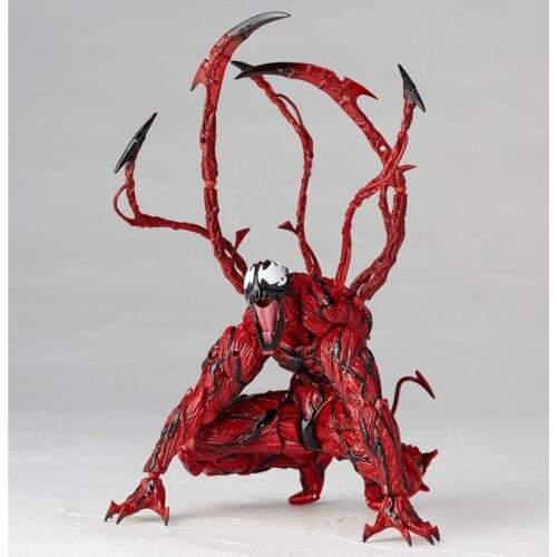 YAMAGUCHI Revoltech The Amazing Spiderman Model Toys Marvel Carnage Action Figure