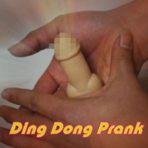 1set Ding Dong Prank Funny Gadgets Street Stage Magic Props Close Up Magician Joke Penis Sex,Magic Tricks,Gimmicks Magic Toys