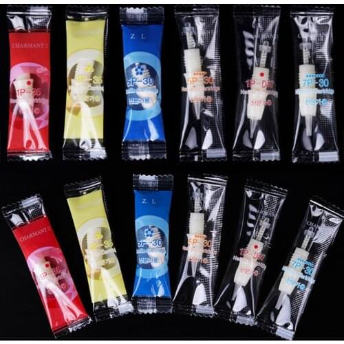 10pcs/lot Disposable 9mm Screw Cartridges CHARMANT Eyebrow Lip Permanent Makeup Machine Tattoo Needles tip for Eyebrow Lips