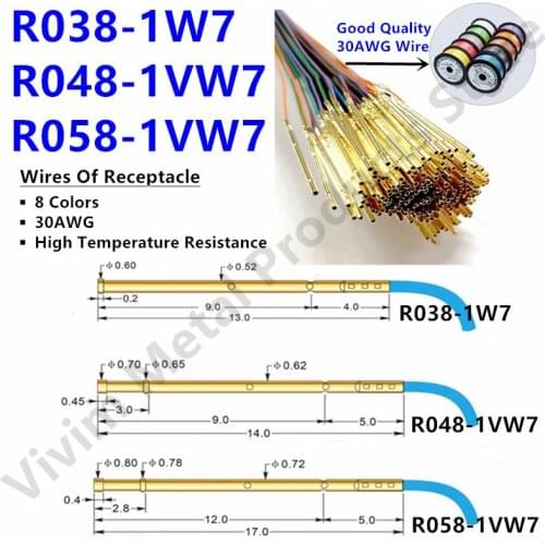 Wire Copper Wire Test Line 4 Kinds Of Color Line Electrical Equipment Parts Total Length About 700MM 200 / PSC Test Cable