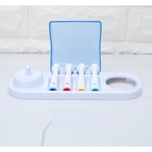 5PCS Rotating Electric Toothbrush Holder for Oral B Toothbrush Head Case Storage Box Compatible with Oral-b Charger Base