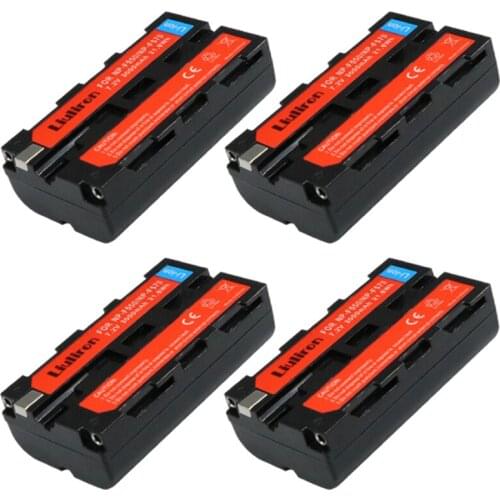 3000mah NP-F550 NP F550 NPF550 Rechargeable Li-ion battery pack For Sony NP-F330 NP-F530 NP-F570 NP-F730 NP-F750 Hi-8
