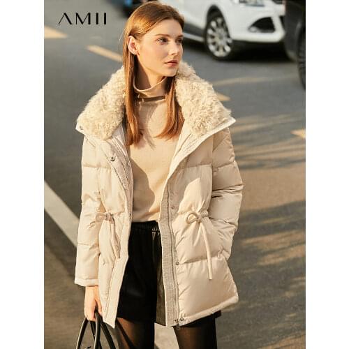 Женские утепленные куртки Amii China At AliExpress