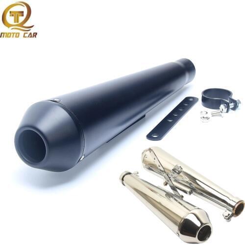 Motorcycle Exhaust Pipe Muffler Modified for Retro Vintage Antiqued Escapamento motor Straight Exhaust Harley Davidsion Honda cg