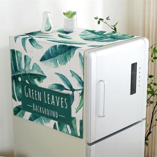 Refrigerator Cloth Single Door Refrigerator Dust Cover Double Open Fridge Washing Machine Microwave Oven Cover Towel