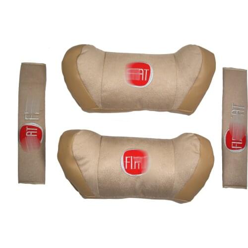 Fiat Beige Neck Pillow Set - Special Series