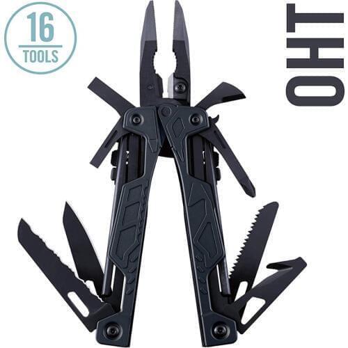 LEATHERMAN - OHT One Handed Multitool with Spring-loaded Pliers and Strap Cutter, Coyote Tan / Black