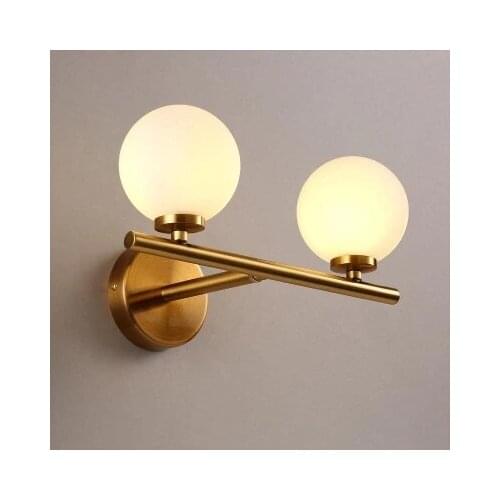 Simple modern style wall lamps loft vintage double long arm wall lamp lamparas de pared adjustable Handle Metal gold wall Light