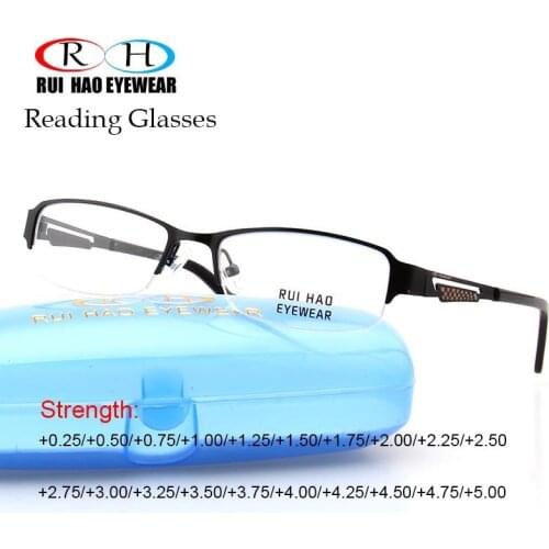 Unisex Reading Glasses Clear Presbyopic Eyeglasses Concise Design Spectacles Frame Anti UV Resin Lenses Read Eyeglasses 9214