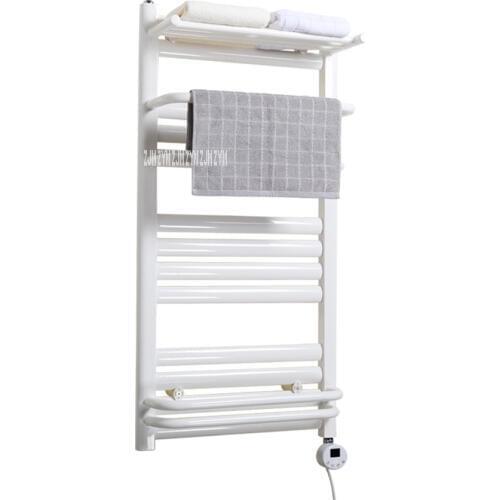 QSBL-01 Towel Warmer Low-Carbon Steel Heated Towel Rail Constant Temperature Electric Heating Drying Towel Rack 110V/220V