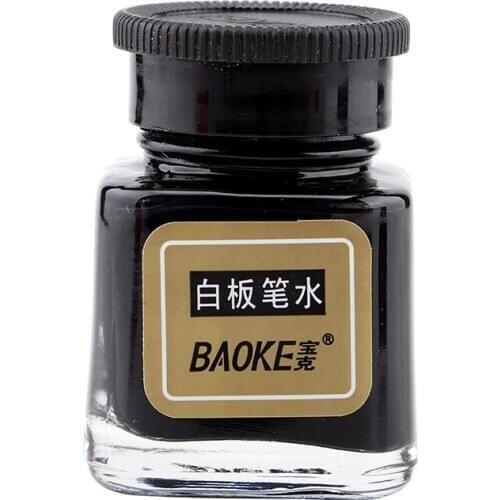 Baoke Ink NO120 Whiteboard Pen Ink 25ml Oily Pen Ink Sac Whiteboard Pen Supplement Liquid Red Blue Black Genuine