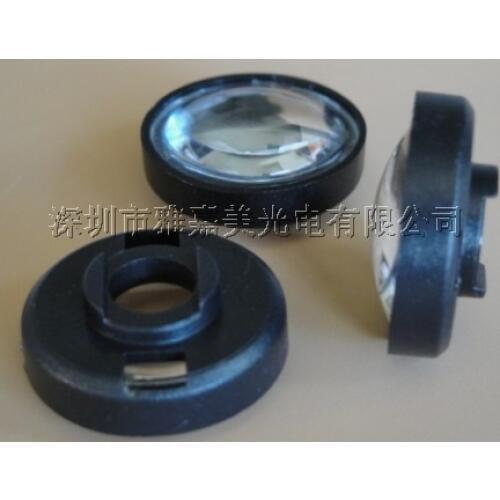 With stand CREE lens 21.3mm Smooth surface and Bead surface Convex lens 70 80 deg XLamp XR-E LED lens 1W 3W Reflector Collimator