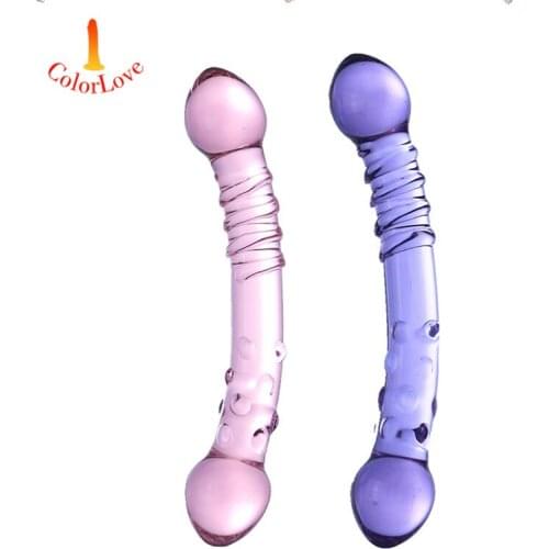 Glass Beads Penis Mens and Womens Universal Vaginal Anal Masturbation Sex Toys Adult Sex Toys Store