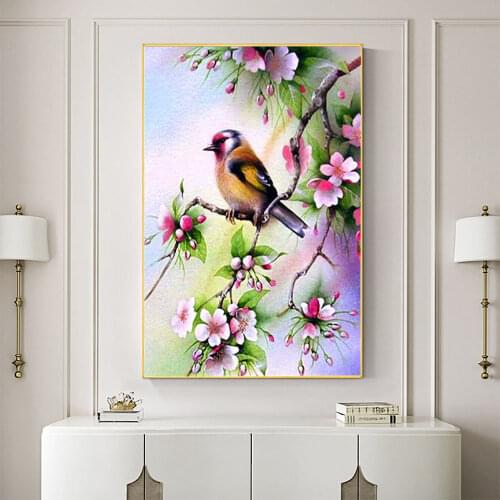 Animal Bird DIY Cross Stitch Embroidery 11CT Kits Needlework Craft Set Cotton Thread Printed Canvas Home Wholesale