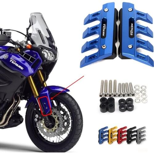 For YAMAHA XT1200Z/XT1200ZE Super Tenere MotorcycleMudguard Front Fork Protector Guard Block Front Fender Slider Accessories