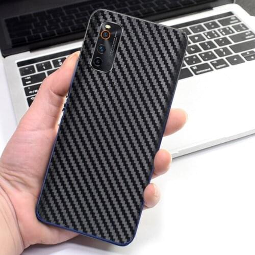 3D Carbon Fiber Skins Film Wrap Skin Phone Back Sticker For Vivo iQOO / iQoo Pro /iQoo 3 / Neo 3/ Neo /Z1 Protective Film Skin