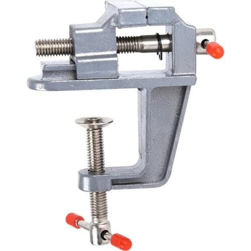 35MM Aluminium Alloy Table Bench Clamp Vise Mini Bench Vise Table Screw Vise for DIY Craft Mold Fixed Repair Tool