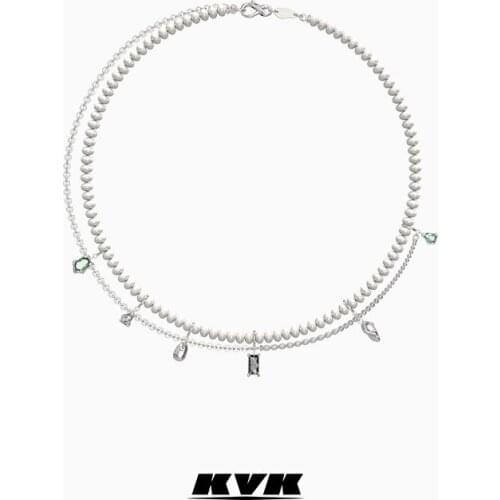 KVK2021 Pearl Necklace Venom Gem Necklace with High Sense of Personality New Tide Temperament Luxury Necklace Accessories