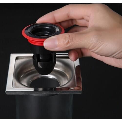 1 Pcs Floor Drain Seal Drain Deodorant Silicone Core Insect Control Bathroom Pipes Tube In Toilet Kitchen Sewer Pipe Seal Ring