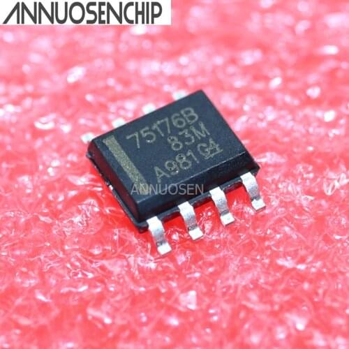 200PCS SN75176BDR SOP8 SN75176B SOP SN75176 SMD 75176B SMD new and original free shipping