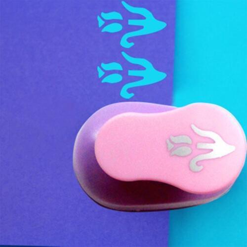 Free shipping new 1 inch hollow flower craft punch tulip shape paper hole punch perfurador de eva scrapbook punches foam puncher