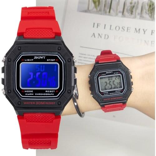Reloj Mujer Digital Watch Women Men Kids 24 hours Luminous Watches Silicone Watchband Chronograph Waterproof Sports Clock