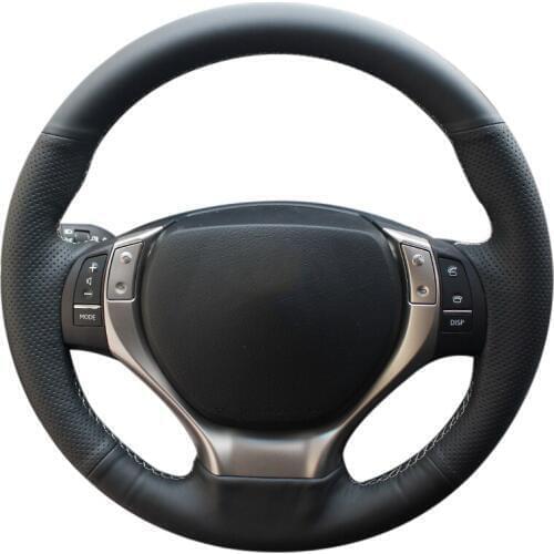 Microfiber leather car wheel steering cover for Lexus ES250 ES300h GS250 GS300h RX270 RX350 Braid on the steering wheel