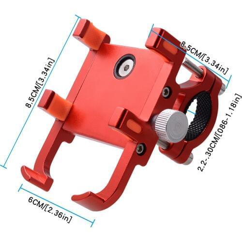 CS-871A Aluminum Motorcycle Holder 360 Degree Rotatable Handlebar Mount Bike Bicycle Mount For Mobile Phone GPS Phone Stand