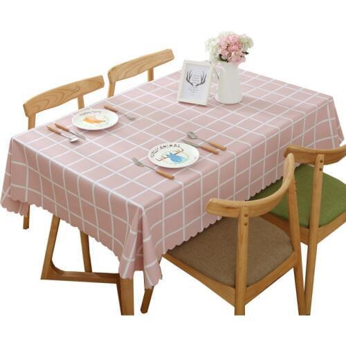 European tablecloth waterproof and oilproof anti-scalding disposable PVC tablecloth plastic table mat coffee table cloth desk