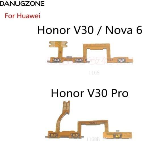 Power Button Switch Volume Button Mute On / Off Flex Cable For Huawei Honor V30 Pro V30Pro