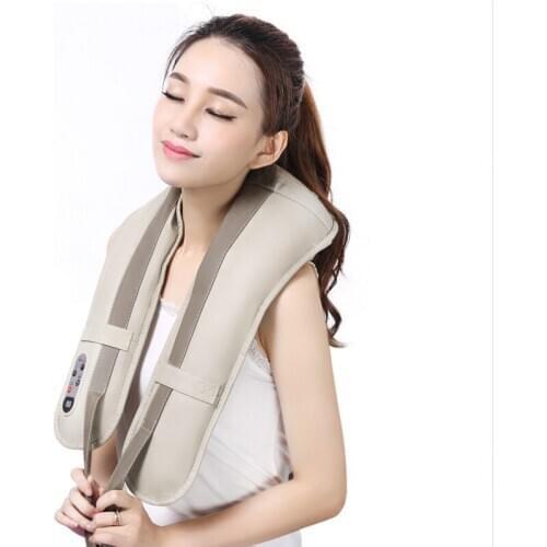Hot Sale Neck Massager Portable Electric Knocks Cervical Massage Shawls Pain Neck and Shoulder Multi-function Tapping Massager
