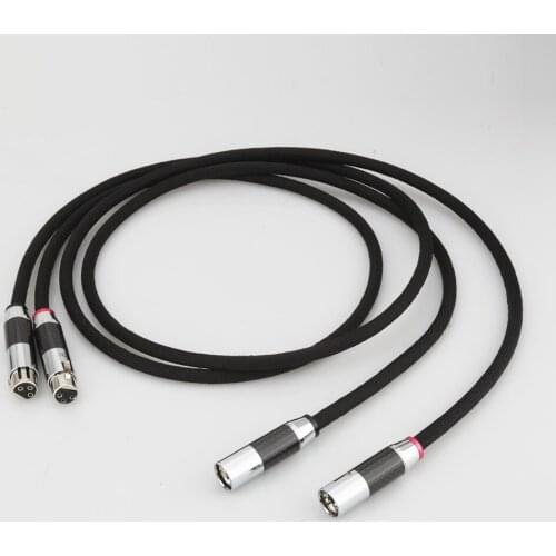 HI-End 48B HIFI Silver Plating XLR Plug interconnect audio cable