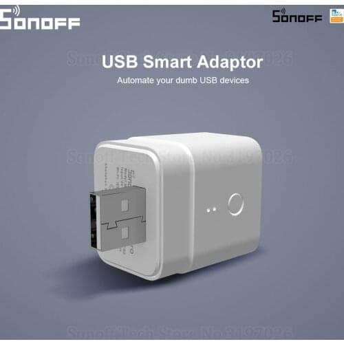 Itead Sonoff Micro 5V Wireless USB Smart Adaptor Flexible Portable Smart WiFi Switch Control via eWeLink APP Google Home Alexa
