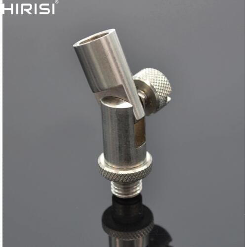 Carp Fishing Tackle Stainless Steel Angle Adaptor Connector Rod Pod Bank Stick Rest
