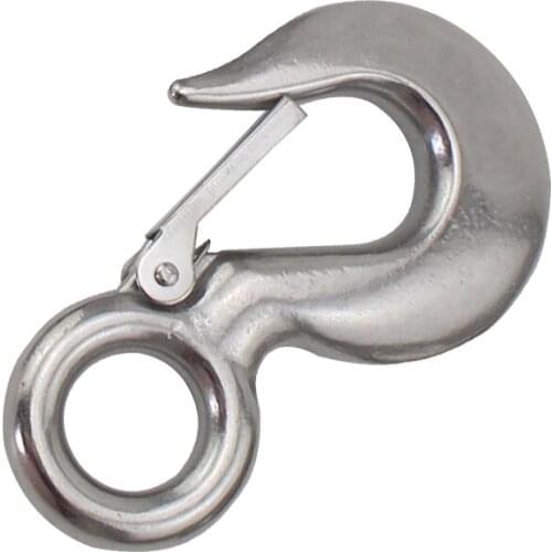 304 Stainless Steel Hook Grab Hook Heavy Hook Spring Buckle Lifting Hook Cargo Hook Pull Hook