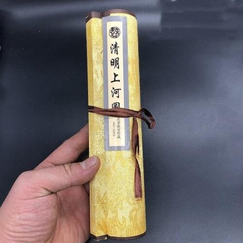 Mini version, Qingming River map, Exquisite handicraft decorations