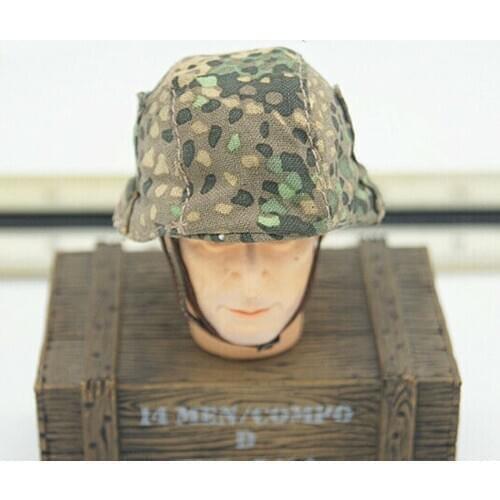 Dragon 1/6 DIY German Solider Camo. Helmet Cap Hat Model WWII Figure Cover Net Fit 12'' Action Figure