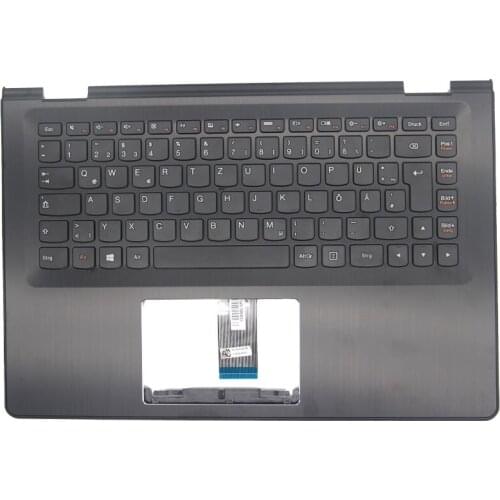 New/orig Palmrest Upper Case German Keyboard for Lenovo Ideapad Yoga 500-14IBD ISK IHW Flex 3-1470 Laptop C Cover 5CB0J34003