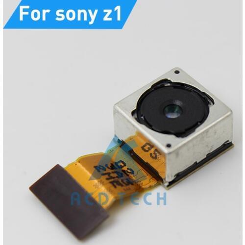 Original Rear Main Camera For Sony Z1 L39H C6902 C6903 Big Camera Flex Cable Back Camera Replacement Parts Fast Shipping